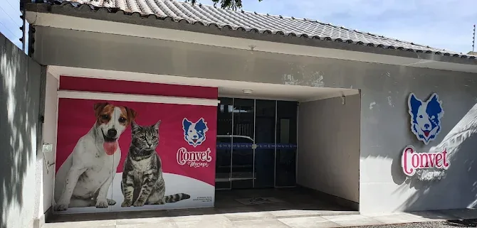 Fachada da Convet Maringá na Av. Brasil, 393, Zona 08, em Maringá
